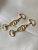 Пришивной элемент металл цвет золото, размер 2*7,5 см ПКЗ/10/61120 guc по цене 317 руб./штука