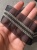 Тесьма черная с брелковой цепью металл цвет серебро/никель, ширина тесьмы 4 см ТКЧ/40/33015 по цене 395 руб./метр