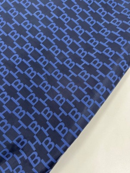 Ткань HB подкладочная синяя (вискоза 100%), 150 см Италия ВИС/150/08889 по цене 597 руб./метр