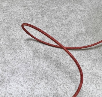 Шнур красно-коричневый 1,5 мм, сток Jil Sander ШИК/15/10811 по цене 37 руб./метр