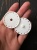 Кнопки белые (пластик), 3,8 см Италия КИБ/38/1302 по цене 69 руб./штука
