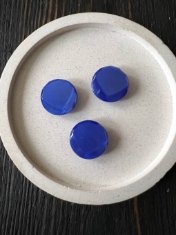 Пуговицы синие (пластик), 1,2 см Италия ПИС/12/10171 по цене 17 руб./штука