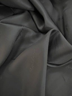 Подкладочная ткань черная Ralph Lauren (вискоза), ширина 125 см ПИЧ/125/60123 по цене 547 руб./метр