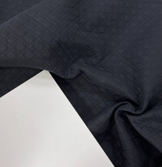 Стеганая ткань фабрики Limonta (полиэстер) цвет темно-синий, 150 см ТИС/150/31124 по цене 1 997 руб./метр