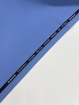 Плательная шерсть цвет голубой (шерсть 97%+эластан 3%), 145 см Италия ШИГ/145/08885 по цене 4 347 руб./метр