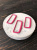 Пряжка полукольцо (матовый металл, цвет розовый), 1,9*4,5 см Италия ПИР/45/22832 Цена указана за 1 полукольцо по цене 43 руб./штука