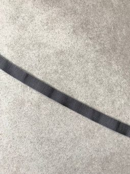 Репс темно-серый (хлопок+вискоза), ширина 1 см Италия РИС/10/94073 по цене 34 руб./метр