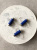 Фиксаторы для шнурков на 2 отверстия синие (металл), размер 0,7*2,3 см (отверстие 0,5 см) Италия ФИС/20/88007 по цене 35 руб./штука