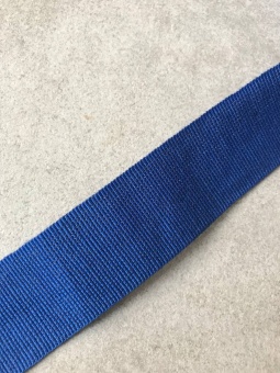 Репс синий (хлопок 64%+полиэстер 36%), ширина 3 см  Италия РИС/30/0113 по цене 137 руб./метр