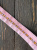 Тесьма розовая на бархатистой основе с камнями, ширина 2,5 см Италия ТИР/25/49319 по цене 295 руб./метр