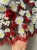 Кружево (цветы на черной сетке), ширина 25 см Италия КИЦ/25/08201 по цене 1 697 руб./метр