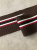 Подвяз коричневый с полосами белый/красный/черный (полиэстер), размер 7,5*57 см ПКК/57/78081 по цене 147 руб./штука