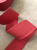 Репс оттенок красного (хлопок 50%+вискоза 50%), ширина 3 см Италия РИК/30/0082 по цене 93 руб./метр