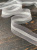 Тесьма брелковая цепь металл на белой сетке (3 ряда), ширина 3,5 см (декоративная часть 0,7 см) ТКС/7/6532 мониль по цене 295 руб./метр