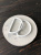 Пряжка полукольцо (матовый металл, цвет белый), 3,5*5,6 см Италия ПИБ/35/22831 Цена указана за 1 полукольцо по цене 89 руб./штука
