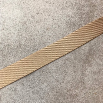 Репс цвет бежево/серый (полиэстер), ширина 1,6 см Швейцария ТИП/16/6937 по цене 49 руб./метр