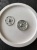 Кнопки цвет серебро (металл), 1,1 см Италия КИС/11/0469 по цене 27 руб./штука