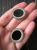 Пуговицы черные с окантовкой по краю, 2*2,4 см Италия ПИК/24/75101 по цене 32 руб./штука