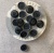 Пуговицы серо-черные, 1,4 см Италия  ПИЧ/14/6641 по цене 24 руб./штука