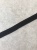 Тесьма трикотажная черная (хлопок+п/э),  ширина 1,5 см ТКЧ/15/5026 по цене 73 руб./метр