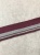 Подвяз бордовый с серыми полосами (хлопок), 33*4 см Италия ПИБ/33/449 по цене 167 руб./штука