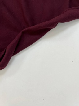 Футер бордово-коричневого цвета (хлопок), ширина 210 см Италия ФИБ/210/53268 по цене 897 руб./метр