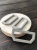 Пряжка полукольцо (матовый серый металл), 2,6*5,7 см (под пояс 4,6 см) Италия ПИС/26/22910 Цена за 1 полукольцо по цене 89 руб./штука