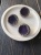 Пуговицы пластик, цвет темно-фиолетовый с серебром, 2,3 см Италия ПИФ/23/31323 по цене 59 руб./штука