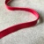 Кант красный с легким атласным блеском, ширина 1 см Италия КИК/10/0141 по цене 34 руб./метр