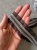 Тесьма черная с брелковой цепью металл цвет серебро/никель, ширина 4 см (вставка 1,8 см) ТКЧ/40/22405 по цене 595 руб./метр