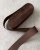 Репс коричневый (40% rayon+ 60% cotton), ширина 2,5 см Италия РИК/25/31942 по цене 87 руб./метр