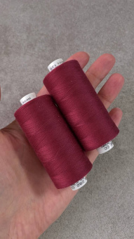 Нитки №120 Gutermann CC цвет темно-малиновый (полиэстер, намотка 1000 м) арт 120/384 по цене 260 руб./штука