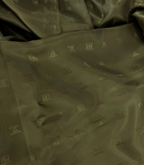 Подкладочная ткань Max Mara цвет хаки (100% вискоза), 130 см Италия ПИХ/130/5974 по цене 983 руб./метр