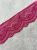 Кружево цвет малиновый (вискоза+эластан), ширина 8 см Италия КИР/8/49111 по цене 247 руб./метр