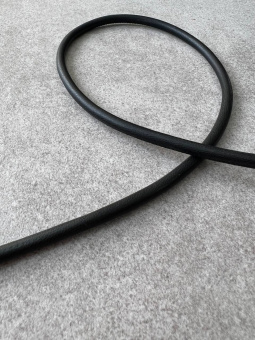 Шнур метражный черный (экокожа), толщина 0,5 см ШИЧ/5/87062 по цене 187 руб./метр