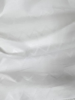 Хлопок белый ("зигзаг"), ширина 145 см Италия ХИБ/145/33025 по цене 1 497 руб./метр