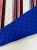 Курточная стежка цвет синий/белый с полосами (полиэстер), ширина 135 см Италия КИС/135/08275 по цене 2 497 руб./метр