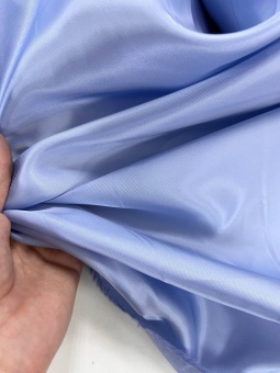 Ткань подкладочная голубая (вискоза 100%), 140 см Италия ВИГ/140/08888 по цене 427 руб./метр