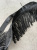 Бахрома черная на репсовой тесьме (на кнопках), общая ширина 9 см, ширина тесьмы 2 см Италия БИЧ/09/44015 по цене 647 руб./метр