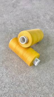 Нитки №120 Gutermann CC цвет солнечно желтый (полиэстер, намотка 1000 м) арт 120/415СС по цене 260 руб./штука