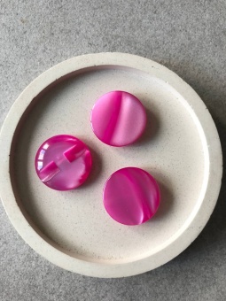 Пуговицы на полуножке розовые (пластик), 2,0 см Италия ПИР/20/9808 по цене 37 руб./штука