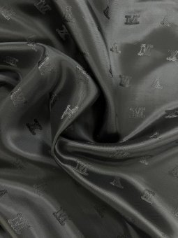 Подкладочная ткань Max Mara черная (вискоза), ширина 140 см Италия ПИЧ/140/70518 по цене 795 руб./метр