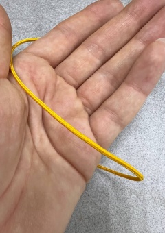 Шнур желтый 1,5 мм, сток Jil Sander ШИЖ/15/10816 по цене 37 руб./метр