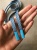 Шнурки голубые плоские с резиновыми наконечниками, длина 130 см ширина 1 см ШКГ/130/44687 по цене 167 руб./штука