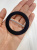 Пряжка черная (металл, обтянутый тканью), диаметр 6 см (под пояс 4,1 см) Италия ПИЧ/60/1232 по цене 165 руб./штука